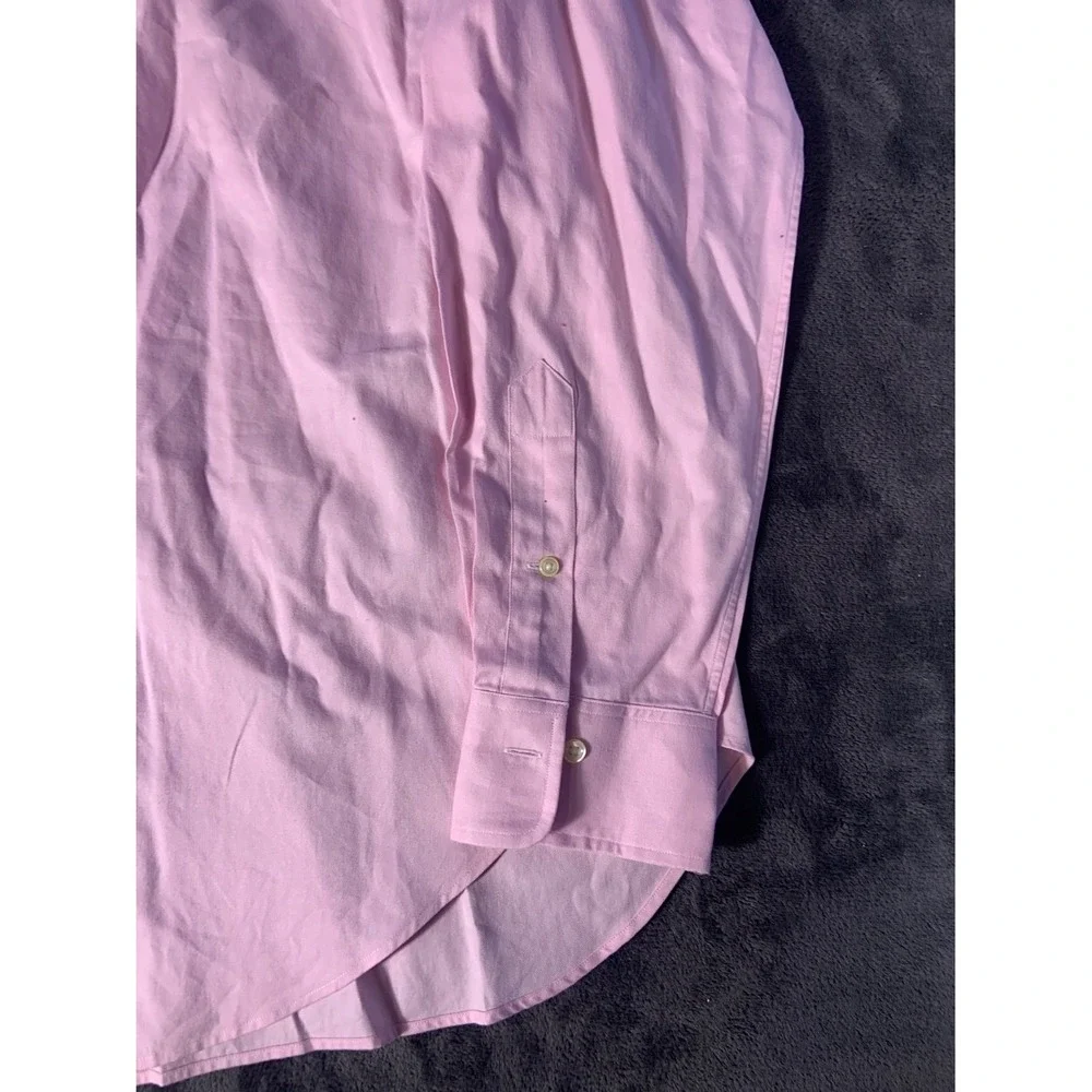 Polo Ralph Lauren Regent Classic Fit Dress Shirt Pink Cotton Men's 16.5 L